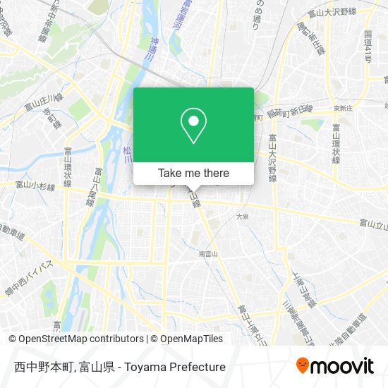 西中野本町 map