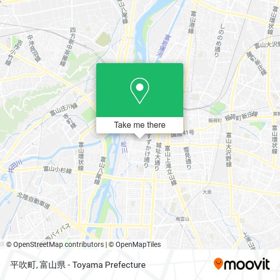 平吹町 map