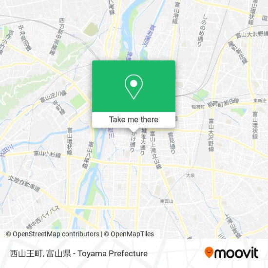 西山王町 map