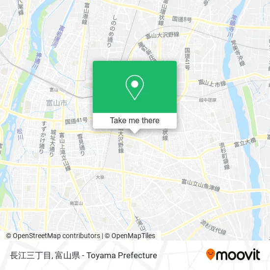 長江三丁目 map