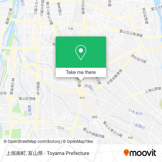 上堀南町 map