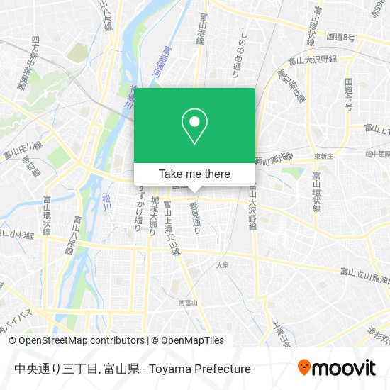 中央通り三丁目 map