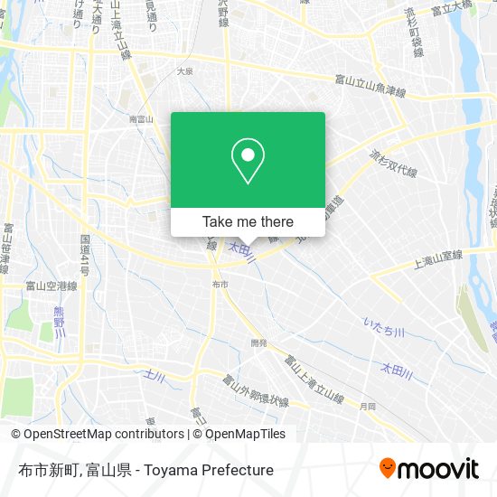 布市新町 map