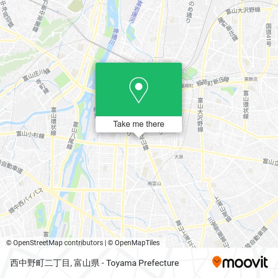 西中野町二丁目 map