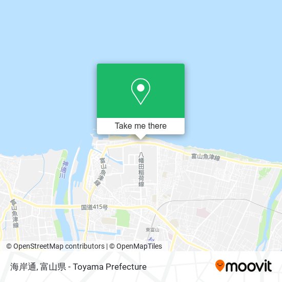 海岸通 map