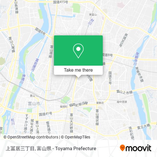 上冨居三丁目 map