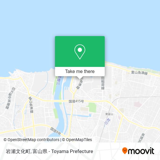 岩瀬文化町 map