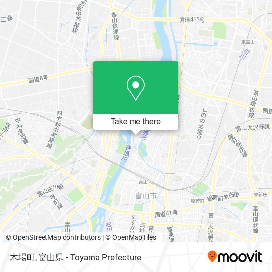 木場町 map