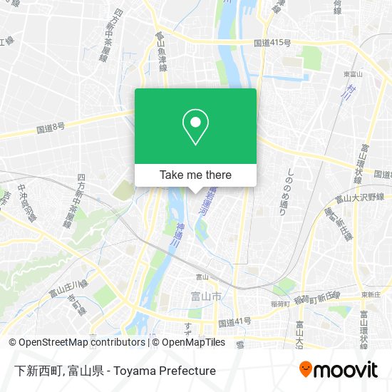 下新西町 map