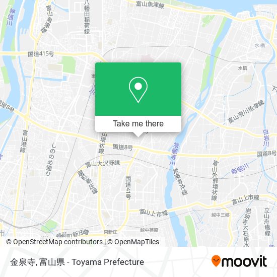 金泉寺 map