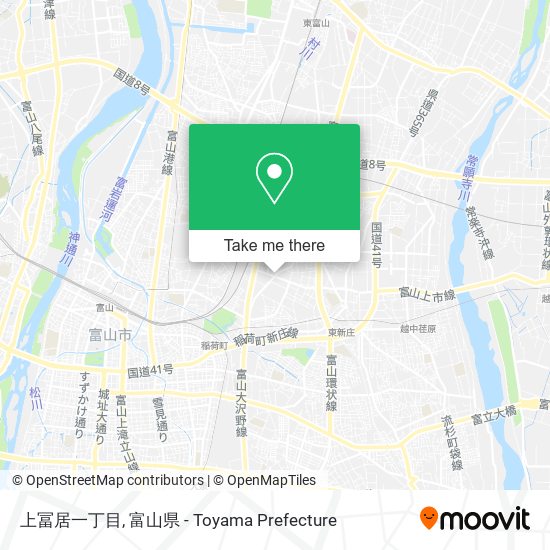 上冨居一丁目 map