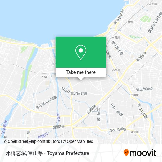水橋恋塚 map