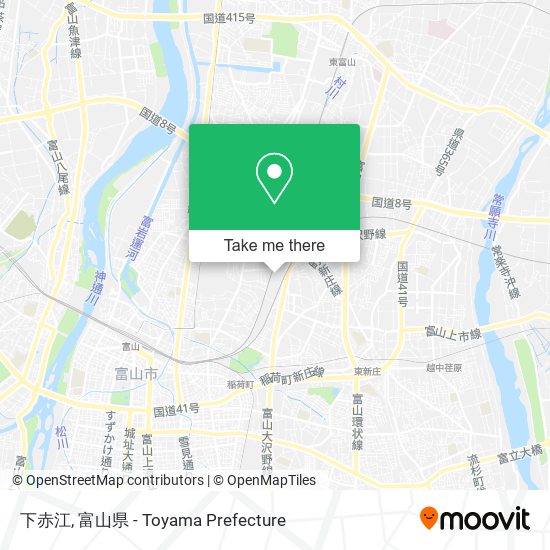 下赤江 map