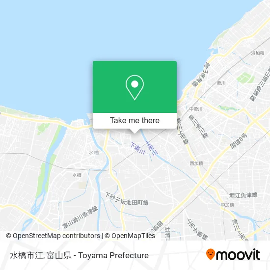 水橋市江 map