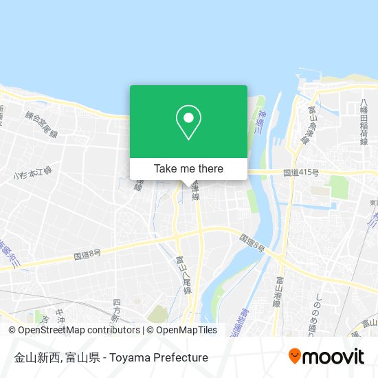 金山新西 map