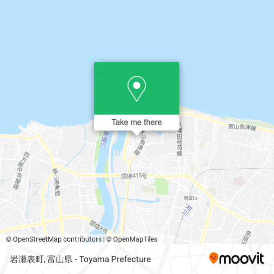 岩瀬表町 map