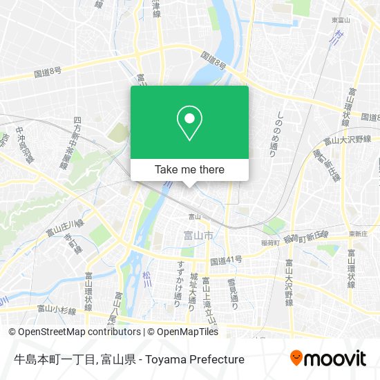 牛島本町一丁目 map