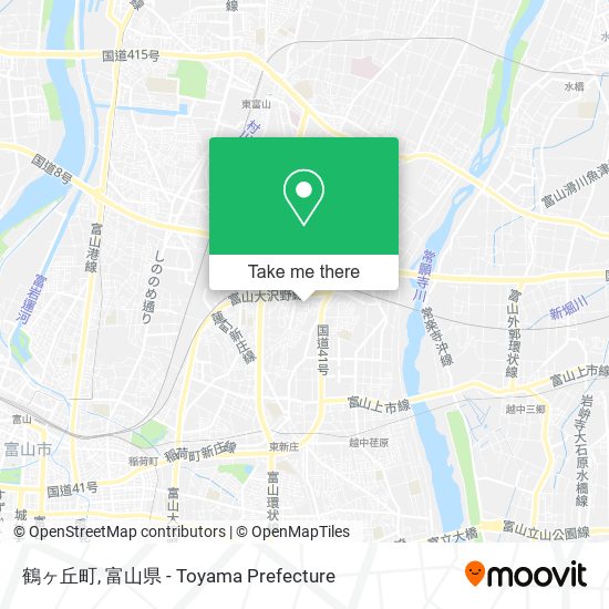 鶴ヶ丘町 map