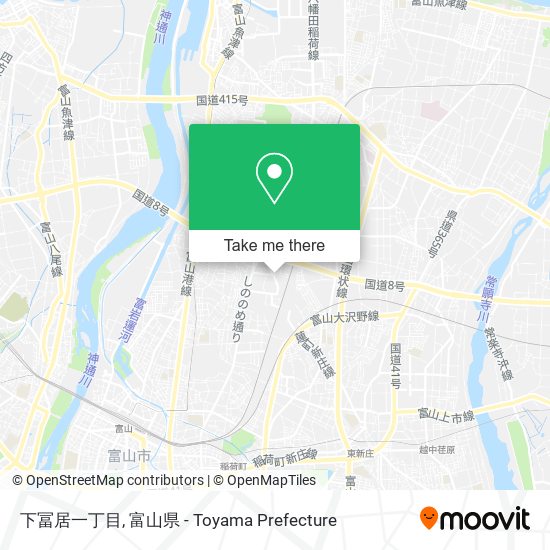 下冨居一丁目 map