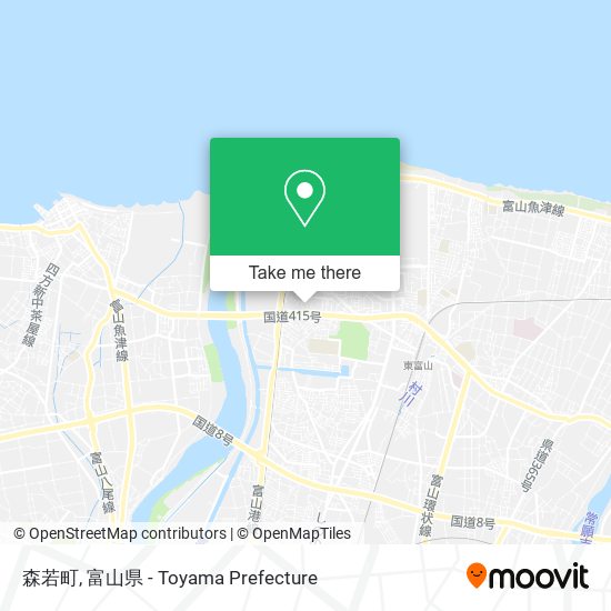 森若町 map