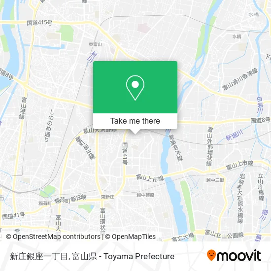 新庄銀座一丁目 map