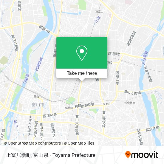 上冨居新町 map