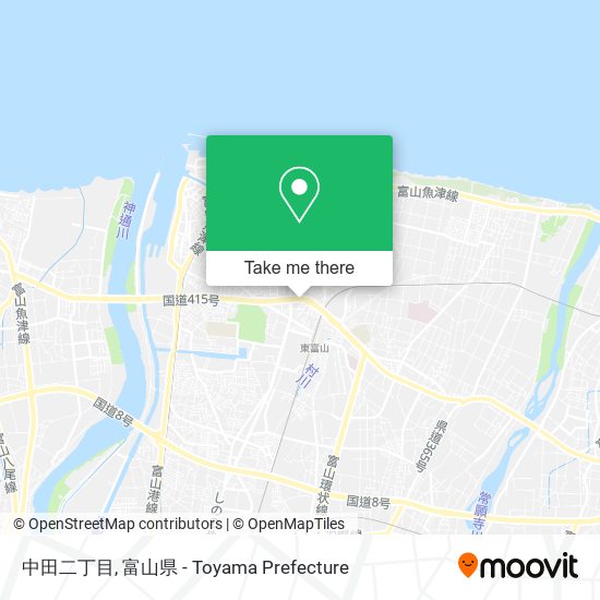 中田二丁目 map