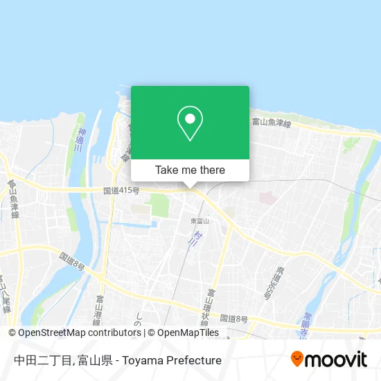 中田二丁目 map