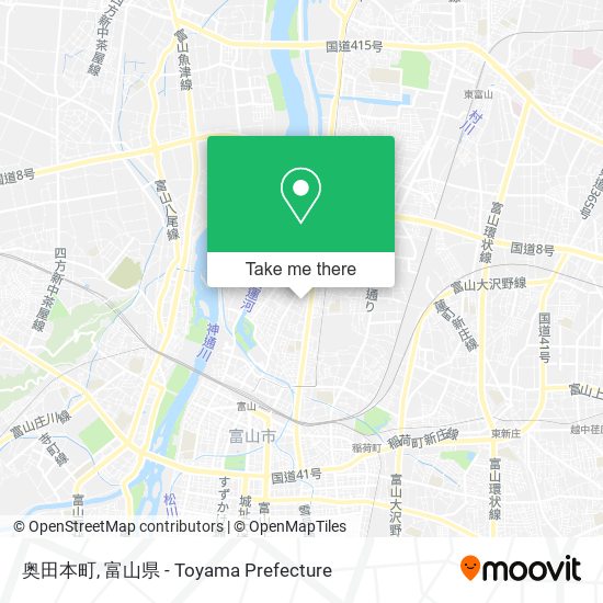奥田本町 map