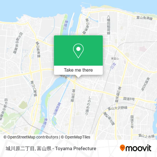 城川原二丁目 map