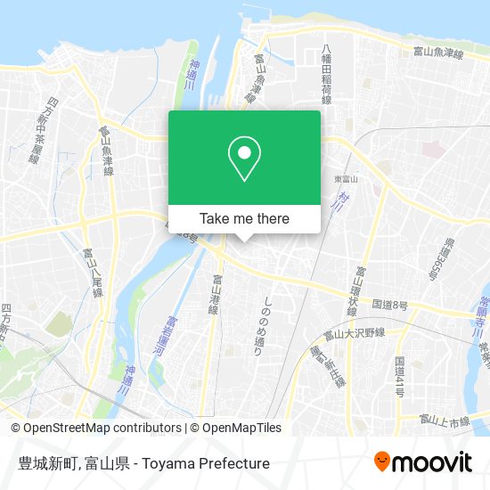 豊城新町 map