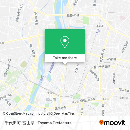 千代田町 map
