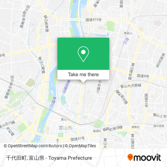 千代田町 map