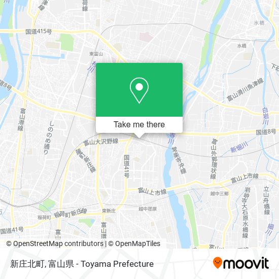 新庄北町 map