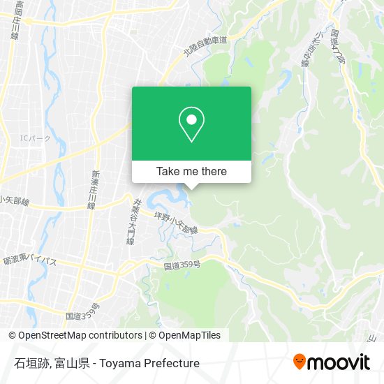 石垣跡 map
