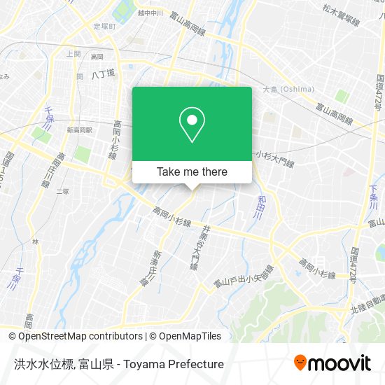 洪水水位標 map