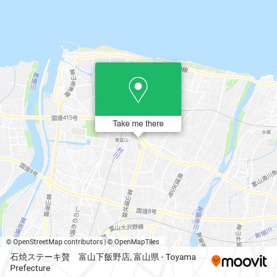 石焼ステーキ贅　富山下飯野店 map