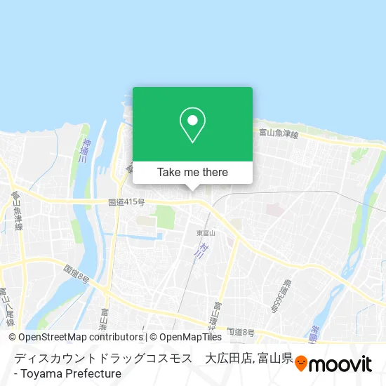 ディスカウントドラッグコスモス　大広田店 map