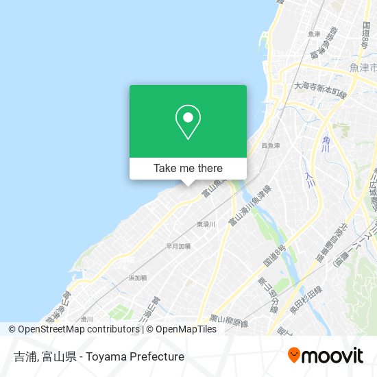 吉浦 map