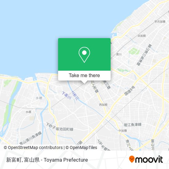 新富町 map