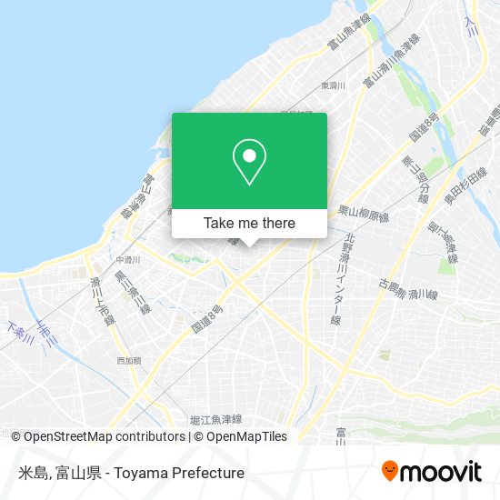米島 map