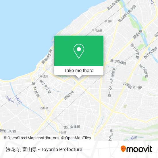 法花寺 map
