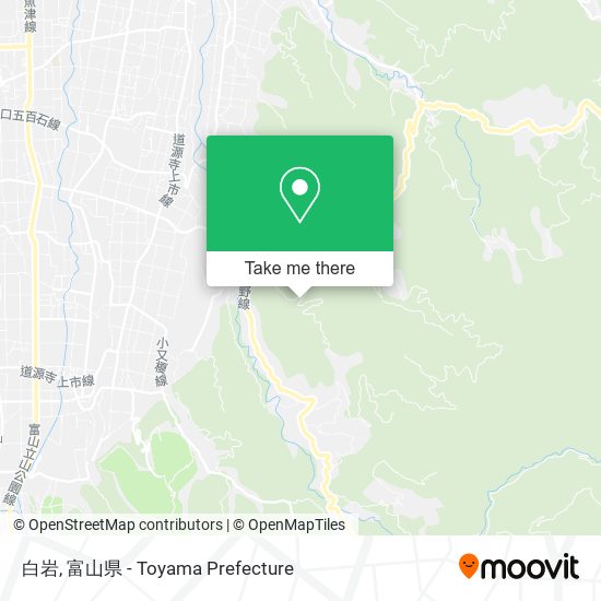 白岩 map