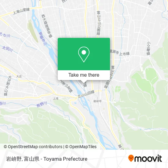 岩峅野 map