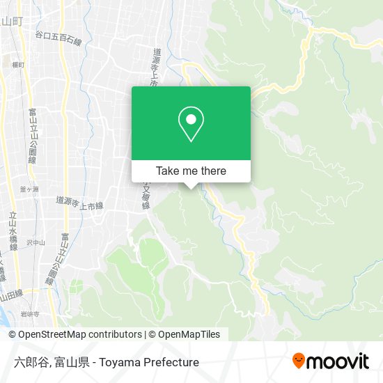 六郎谷 map