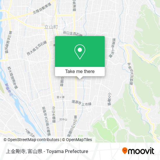 上金剛寺 map