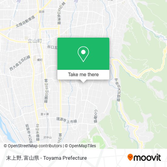 末上野 map