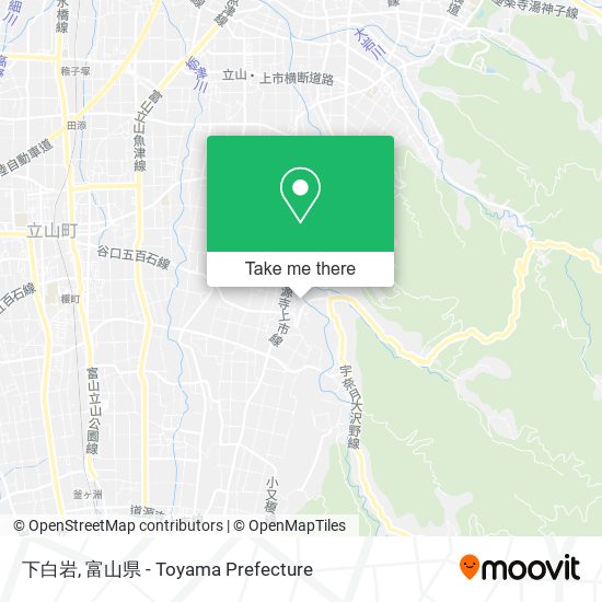 下白岩 map