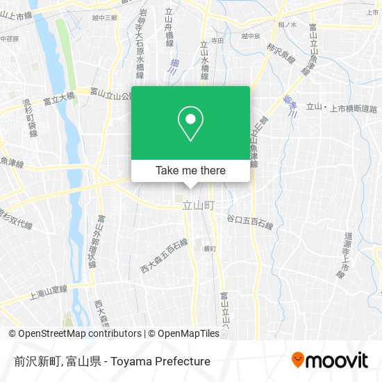 前沢新町 map