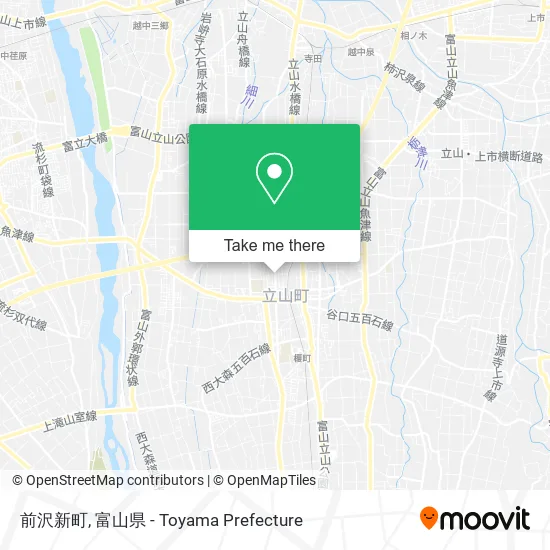 前沢新町 map